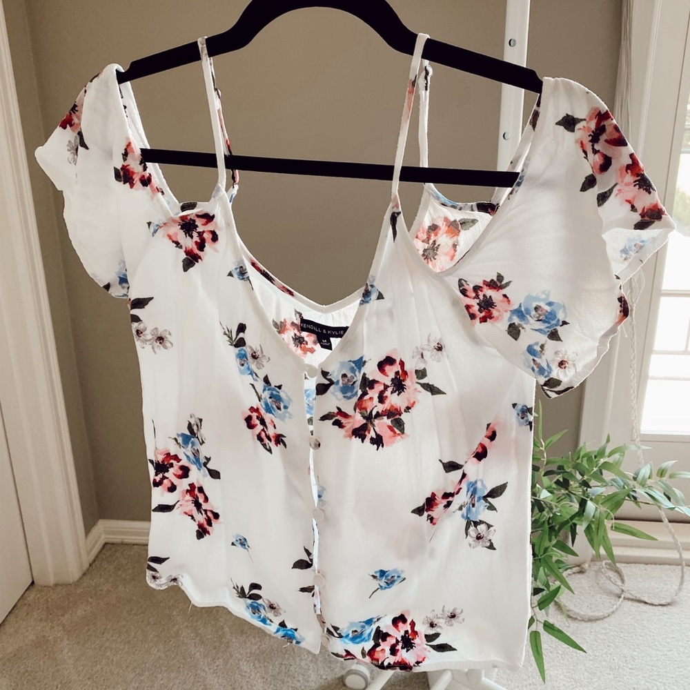 Floral Top- Kendall & Kylie PacSun